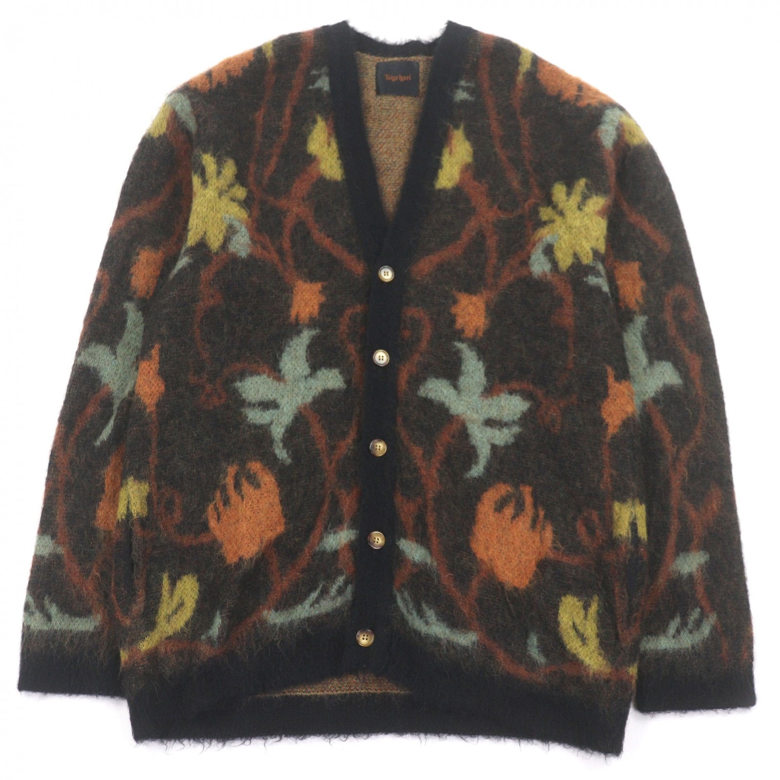 極美品 タイガ イガリ カーディガン BOUQUET CARDIGAN