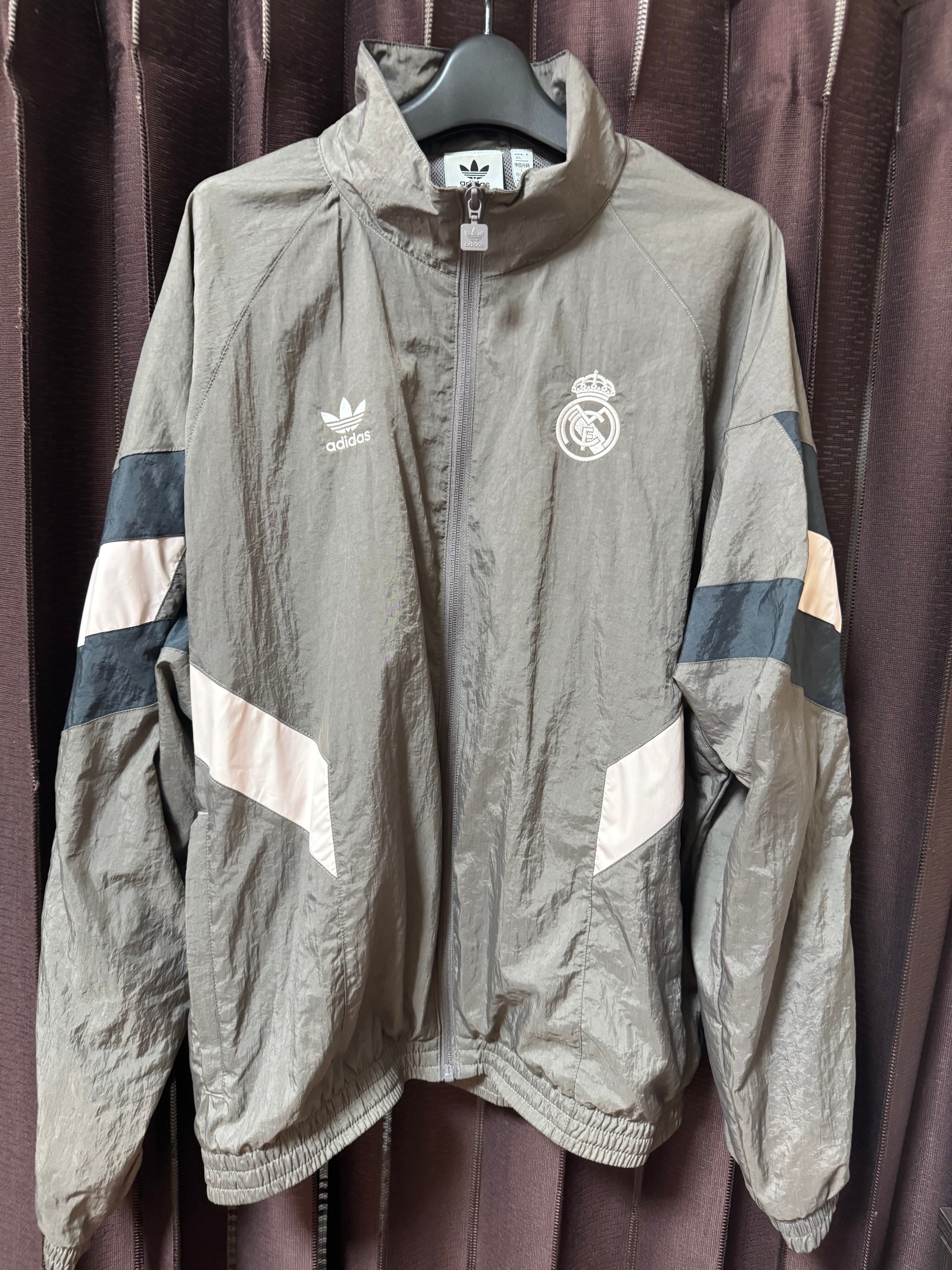 adidas Real Madrid Lifestyle OG Track Top "Charcoal/Dark Gray"