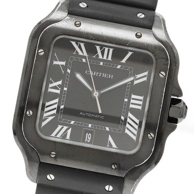カルティエ サントス ドゥ カルティエLM WSSA0039 メンズ 【中古】