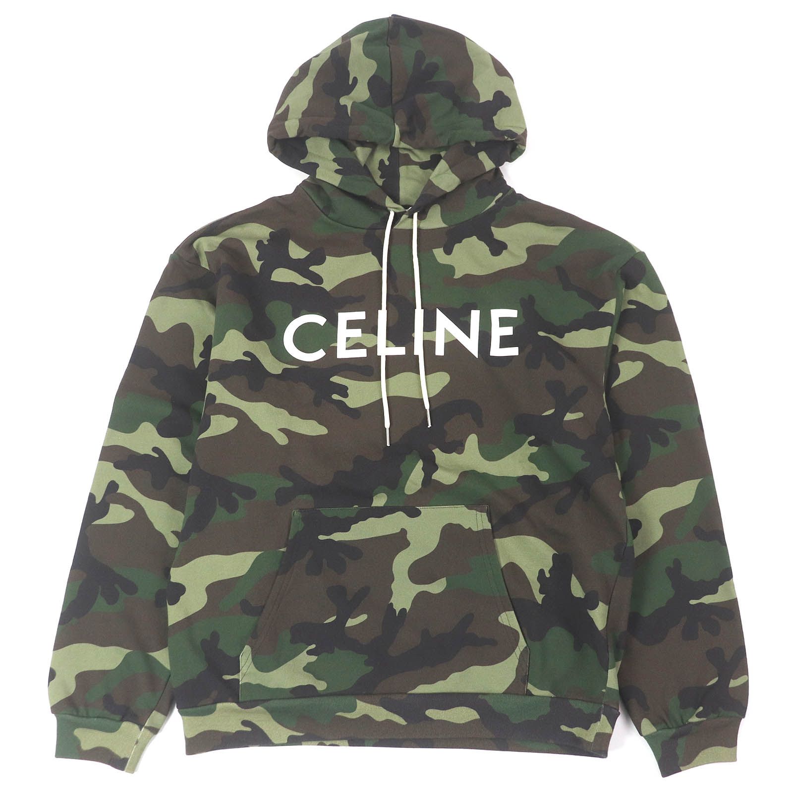 CELINE オリーブ カーキ パーカー M