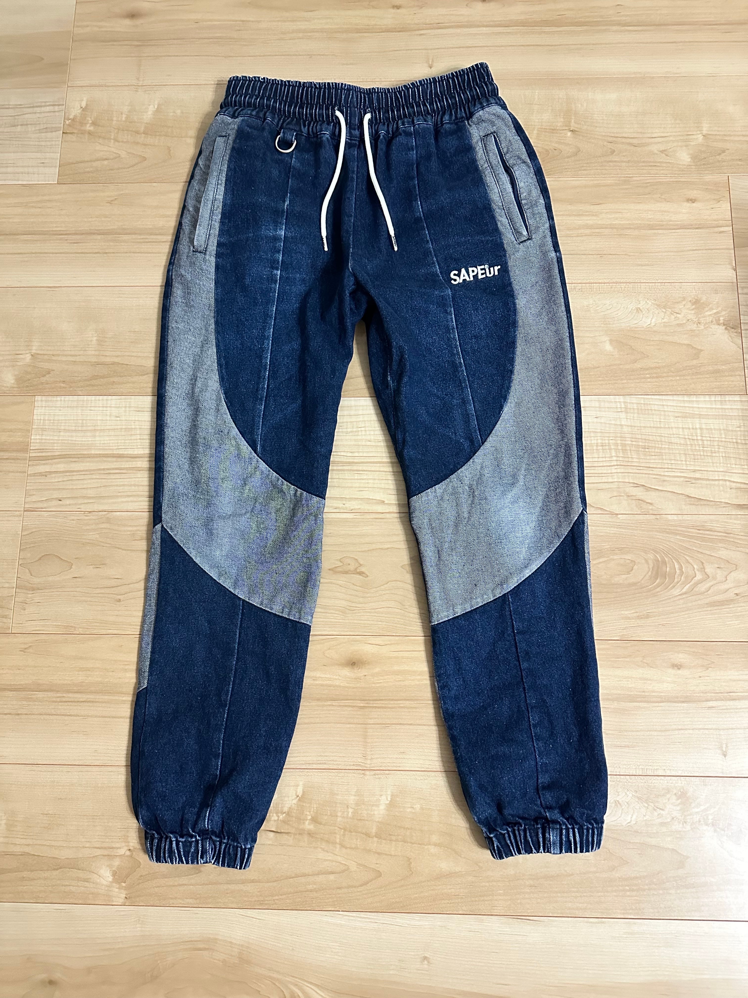 SAPEur DENIM TRACK PANTS "Indigo"