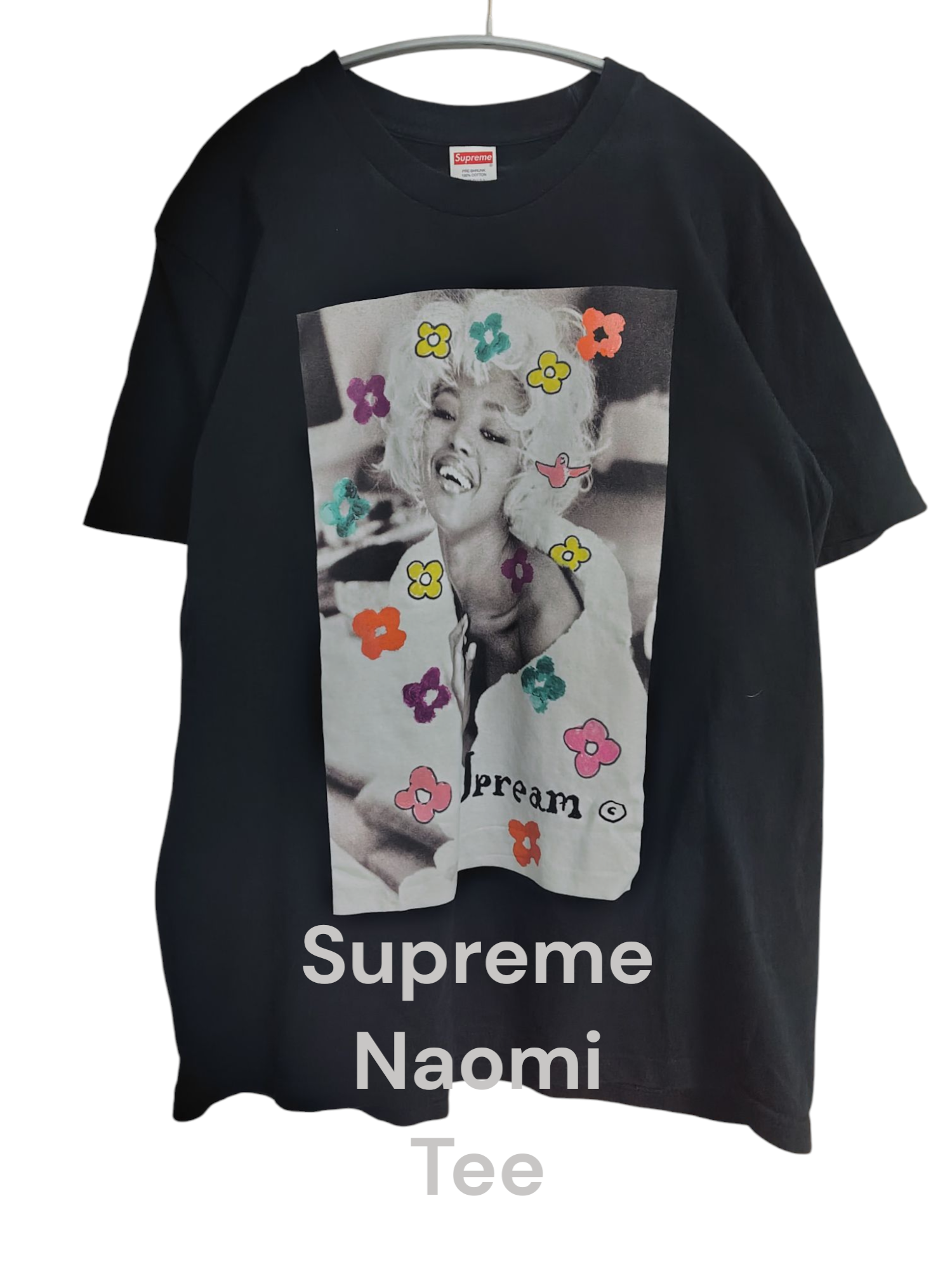 シュプリーム ナオミ Tシャツ "ブラック"