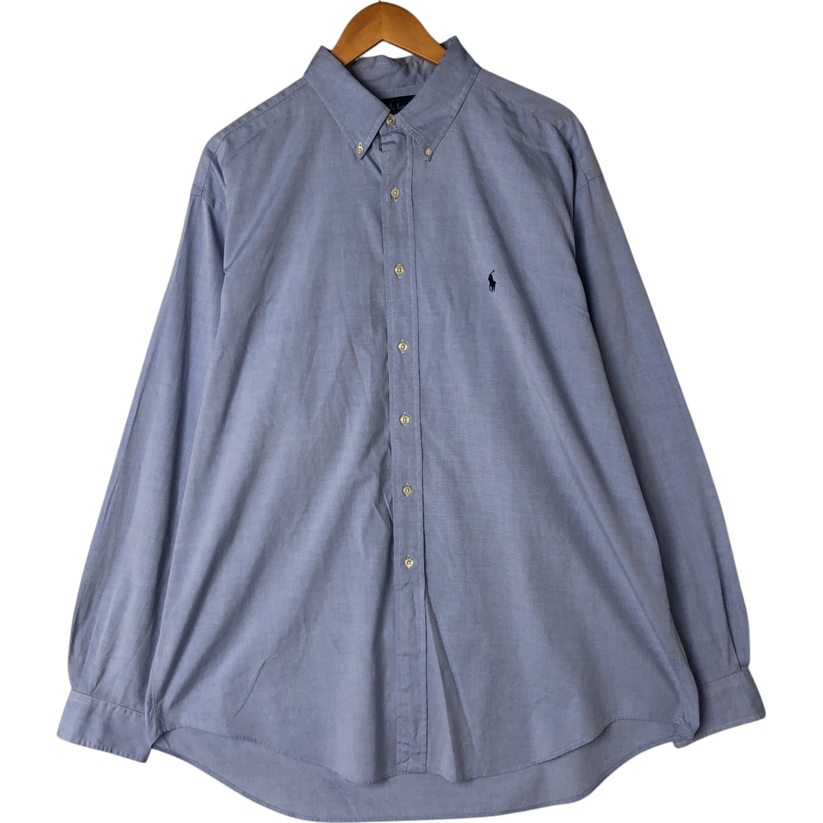 古着 ラルフローレン Ralph Lauren YARMOUTH 長袖 ボタンダウンシャツ メンズXL相当/eaa551027