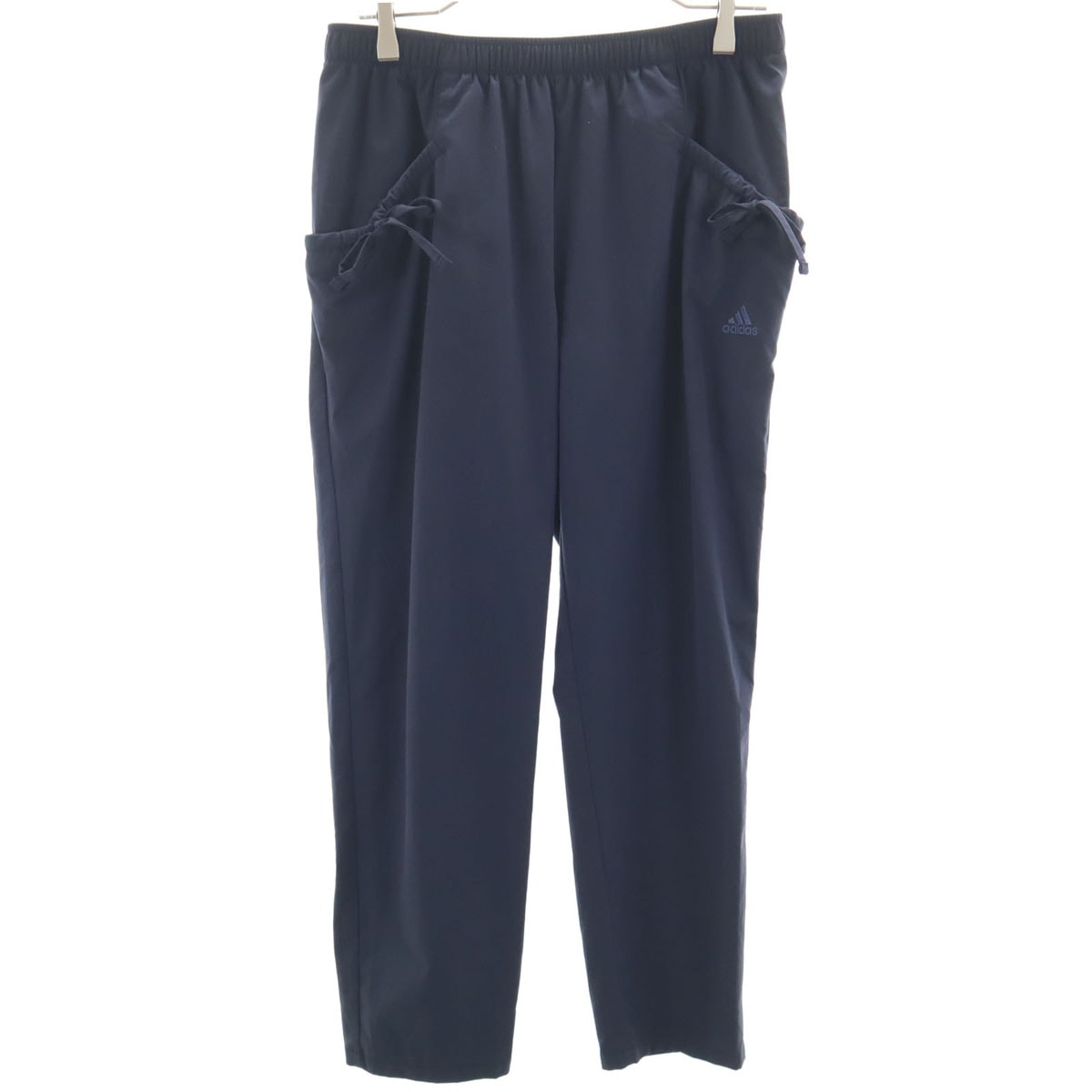 adidas アディダス テーパードパンツ L ネイビー