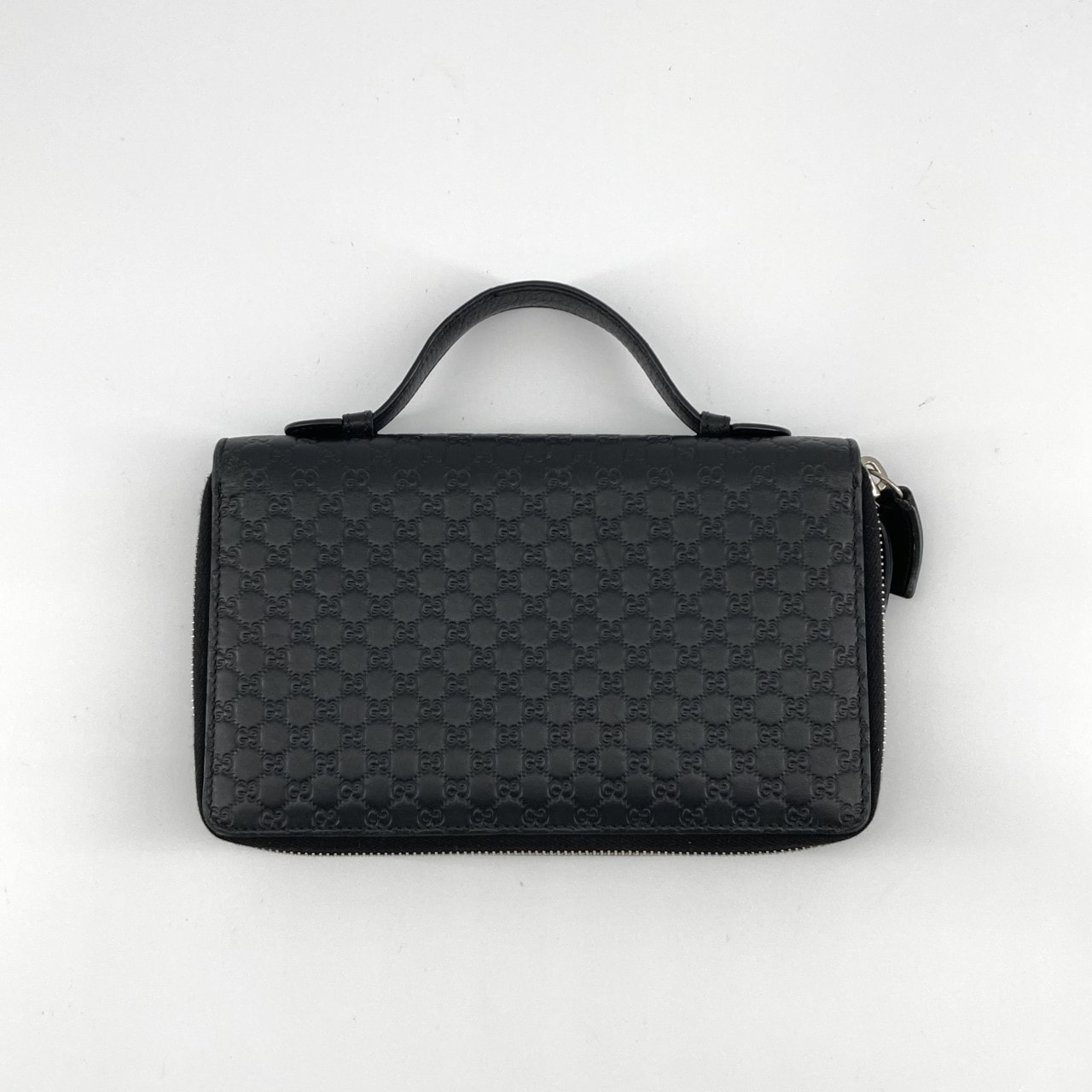 GUCCI(グッチ) マイクロ グッチシマ オーガナイザー 449246 長財布 ブラック