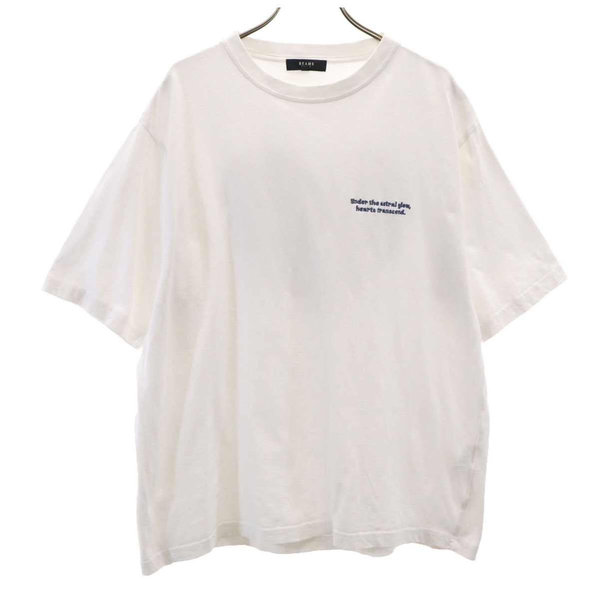BEAMS HEART ビームスハート バックロゴ ハート 半袖 Tシャツ XL ホワイト