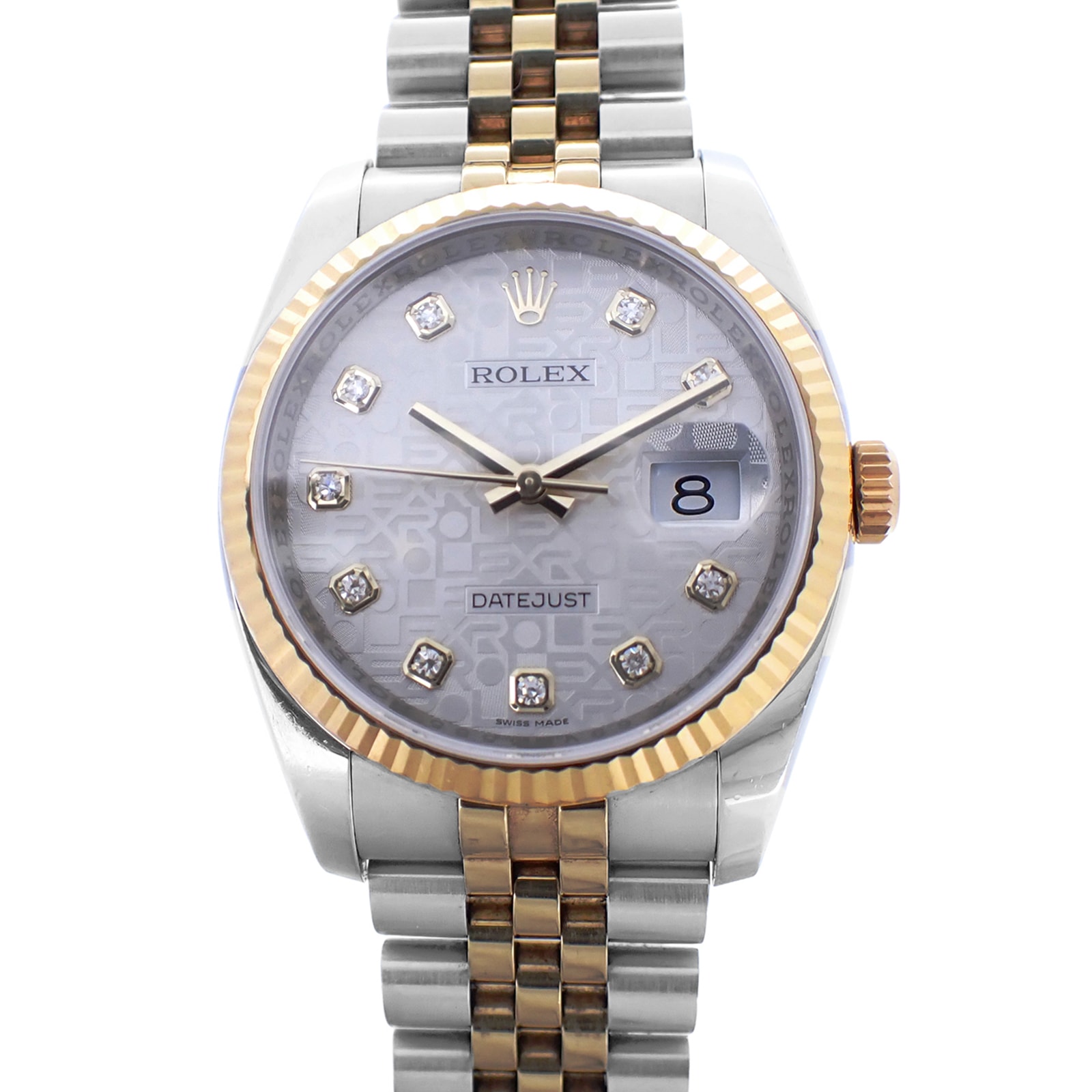 ROLEX ロレックス  デイトジャスト 10PD シルバーコンピュータ  116233G  SS/YG  メンズ 腕時計