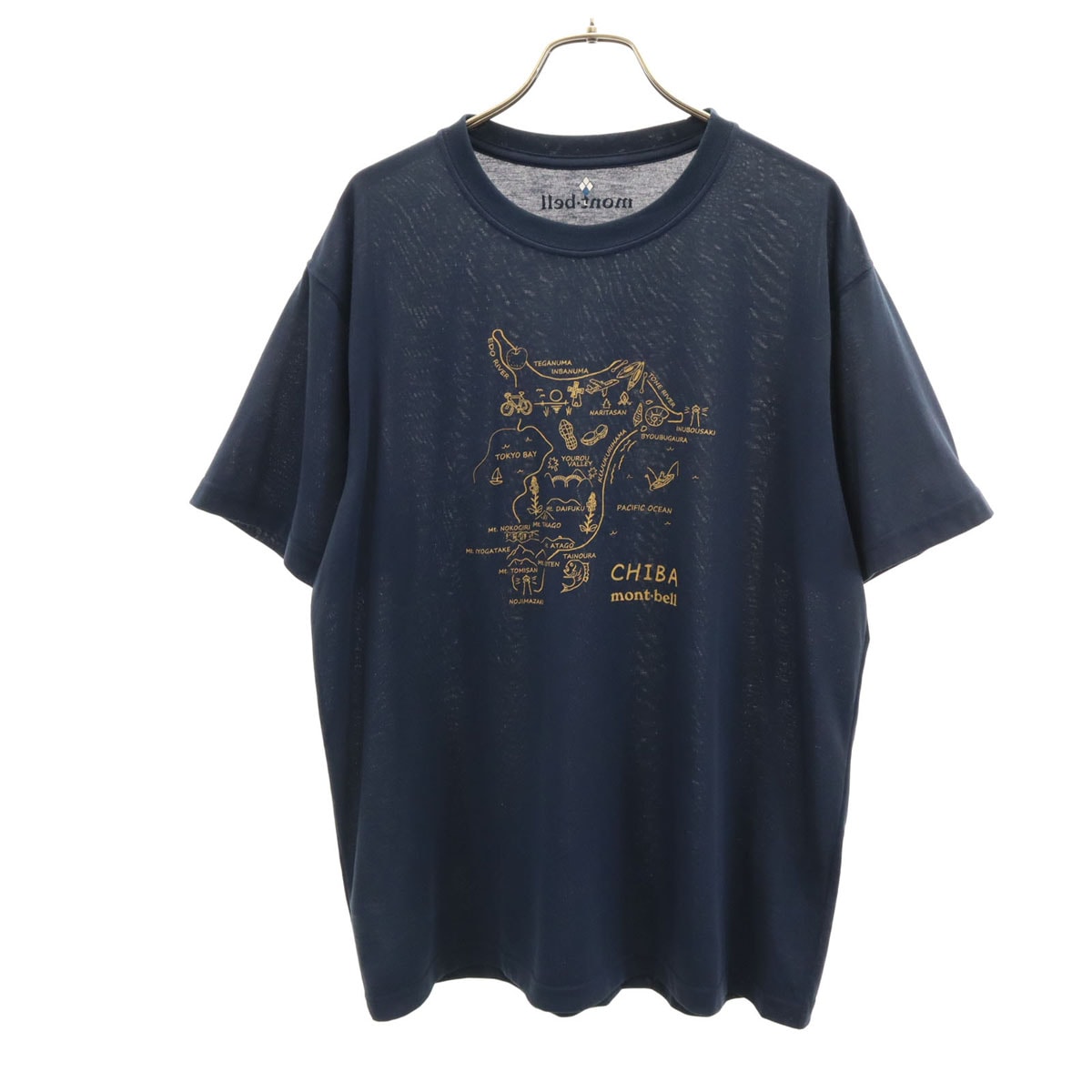 mont-bell モンベル 千葉エリア限定 半袖 Tシャツ L ネイビー アウトドア