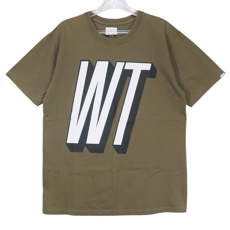 WTAPS ダブルタップス 20SS TIMES S/S TEE 201PCDT-ST08S タイムズ ショートスリーブ Tシャツ オリーブドラブ カットソー 半袖 サイズ03(L)
