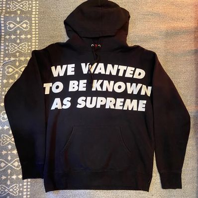 Supreme Known As Hooded Sweatshirt "Black"