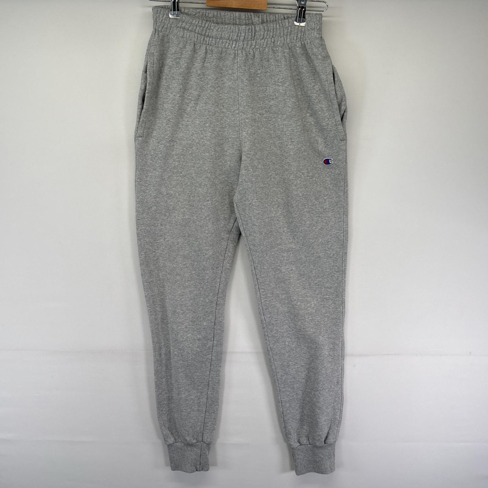 古着 チャンピオン Champion スウェットパンツ イージーパンツ ワンポイントロゴ 長ズボン S  グレー メンズ