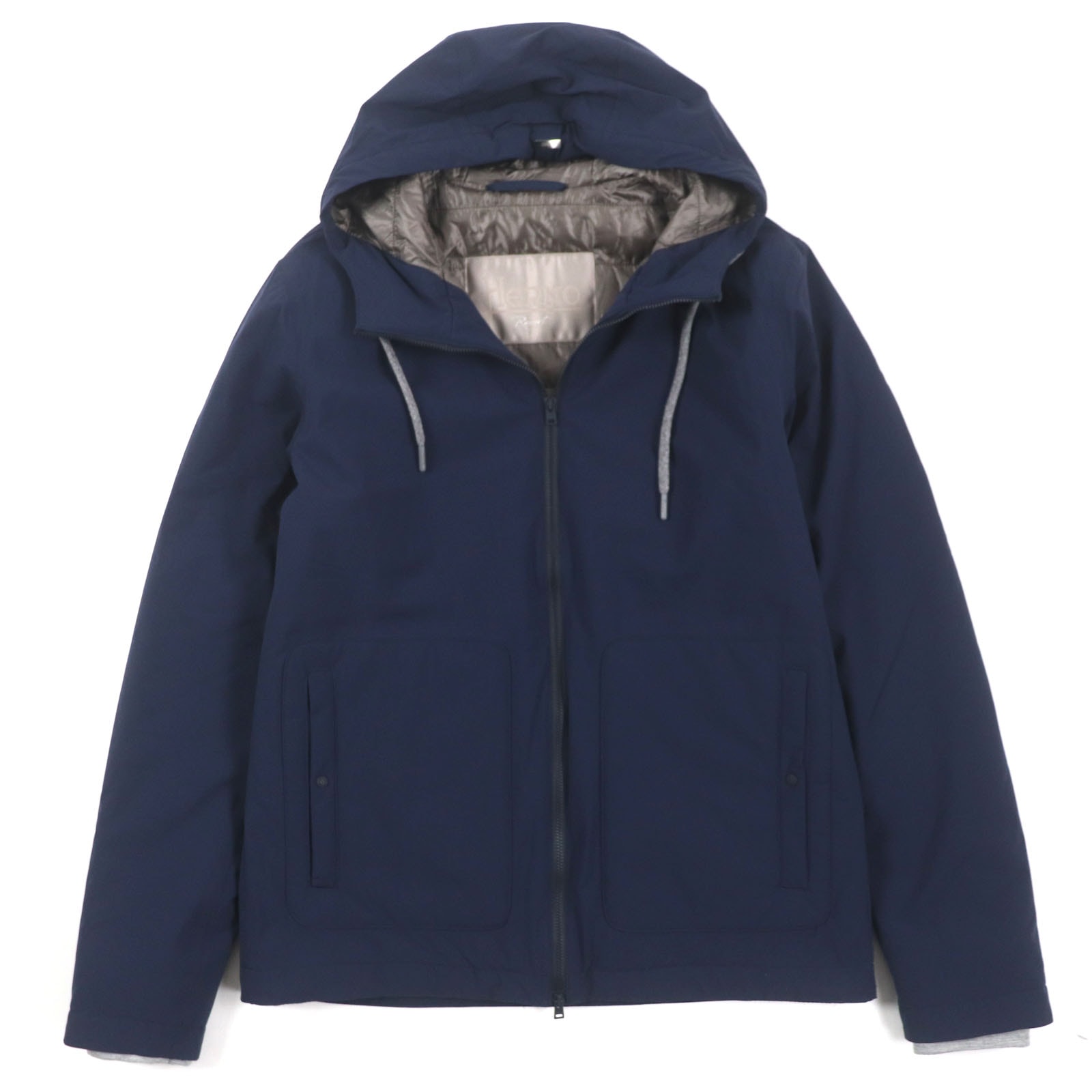 極美品 ヘルノ リゾート
 マウンテンパーカー ネイビー メンズ 46