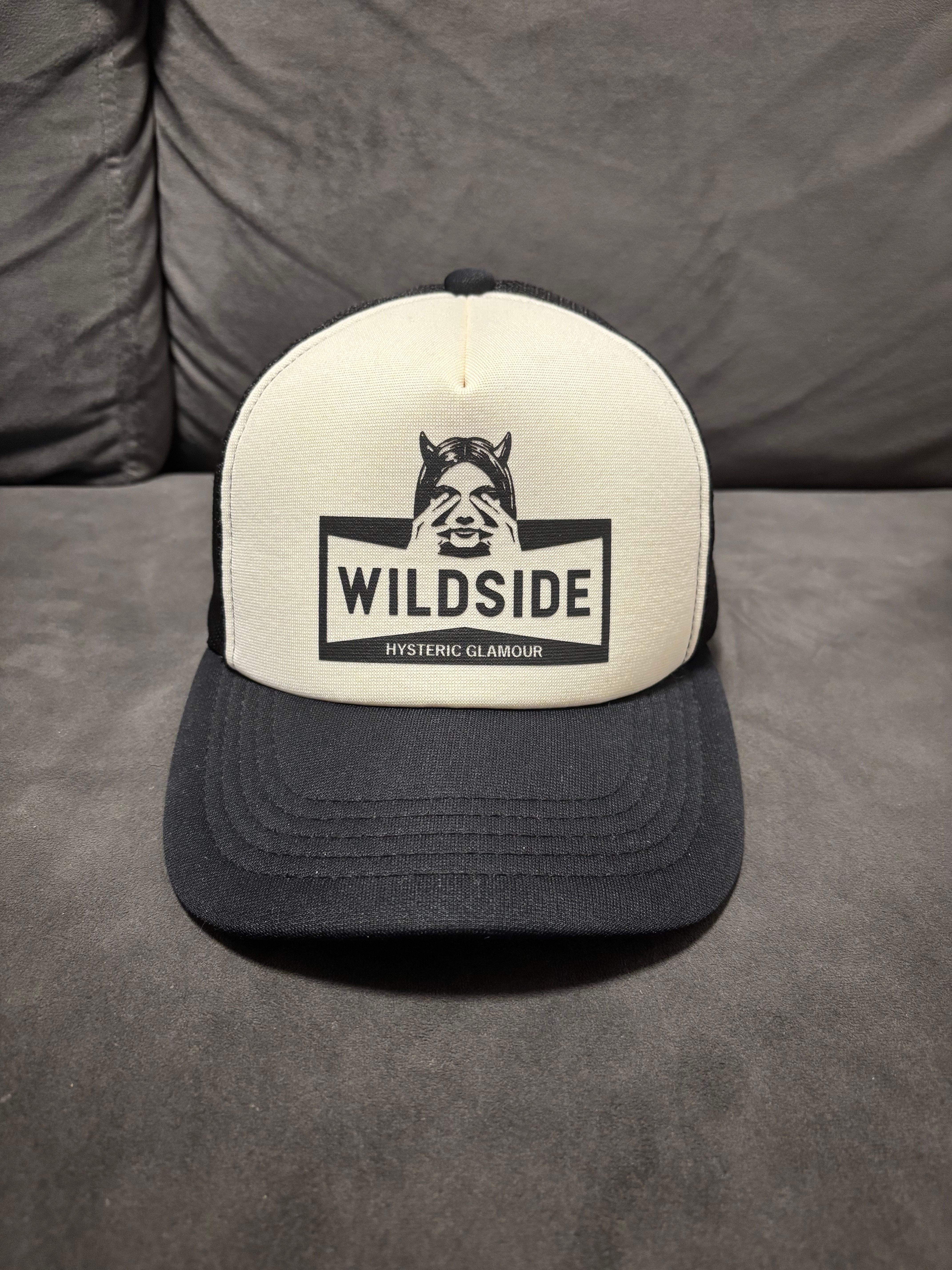 WILDSIDE Yohji Yamamoto x HYSTERIC GLAMOUR 'SEE NO EVIL' Mesh Cap "White" SO-H02-900