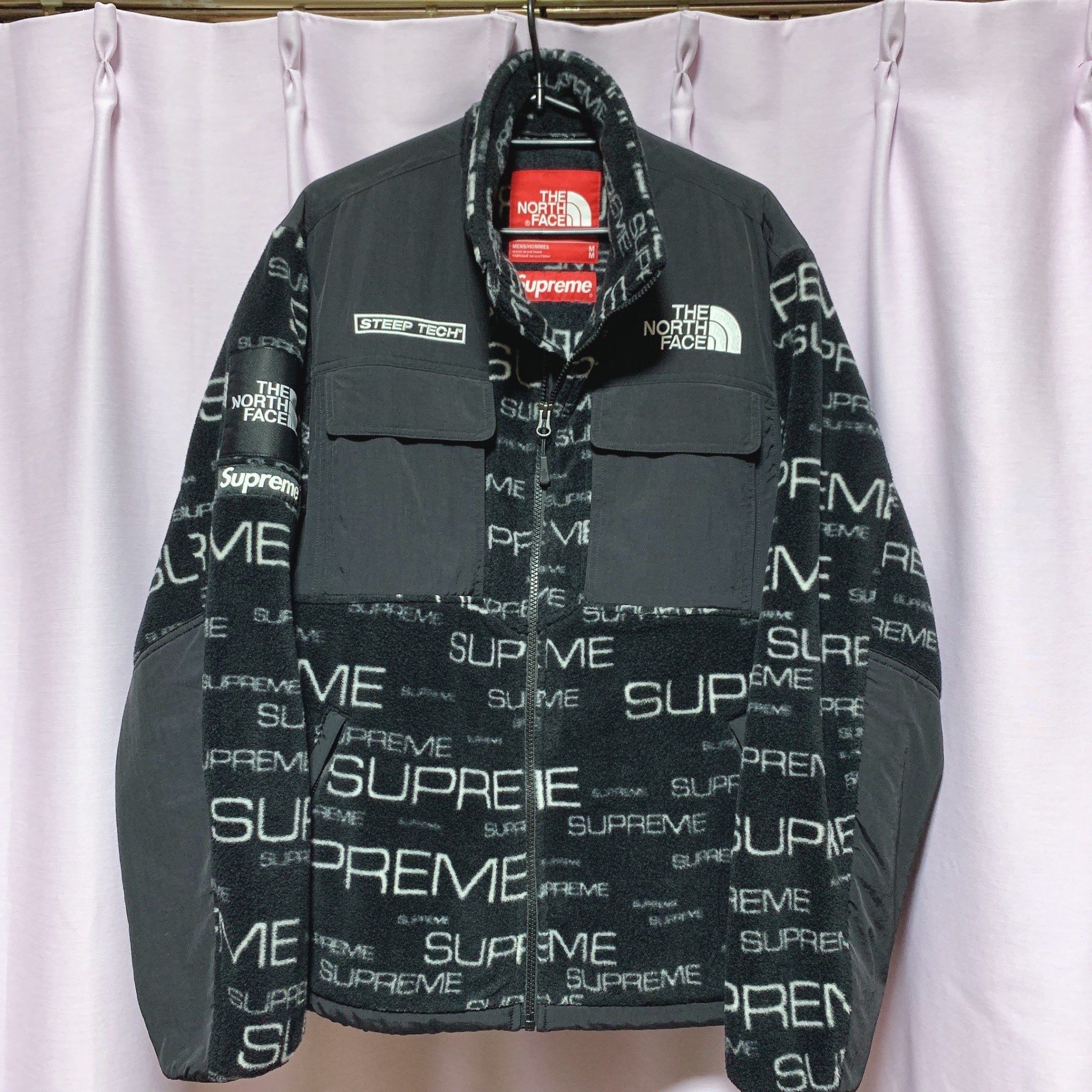 Supreme x The North Face Steep Tech Fleece Jacket "Black"