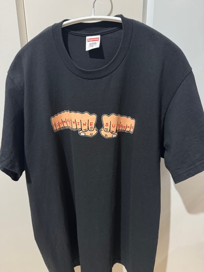 Supreme x Toy Machine Fist Tee "Black"