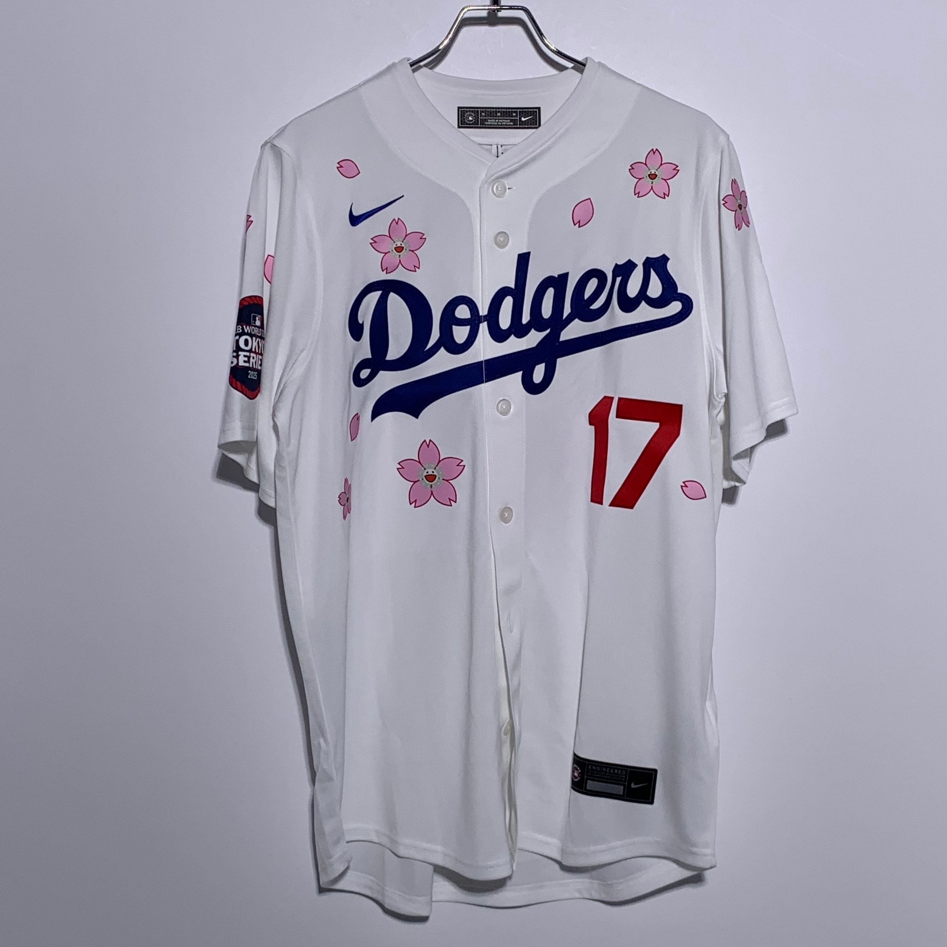 Takashi Murakami x MLB World Tour Tokyo Series 2025 Dodgers Shohei Ohtani Kanji Jersey "White"