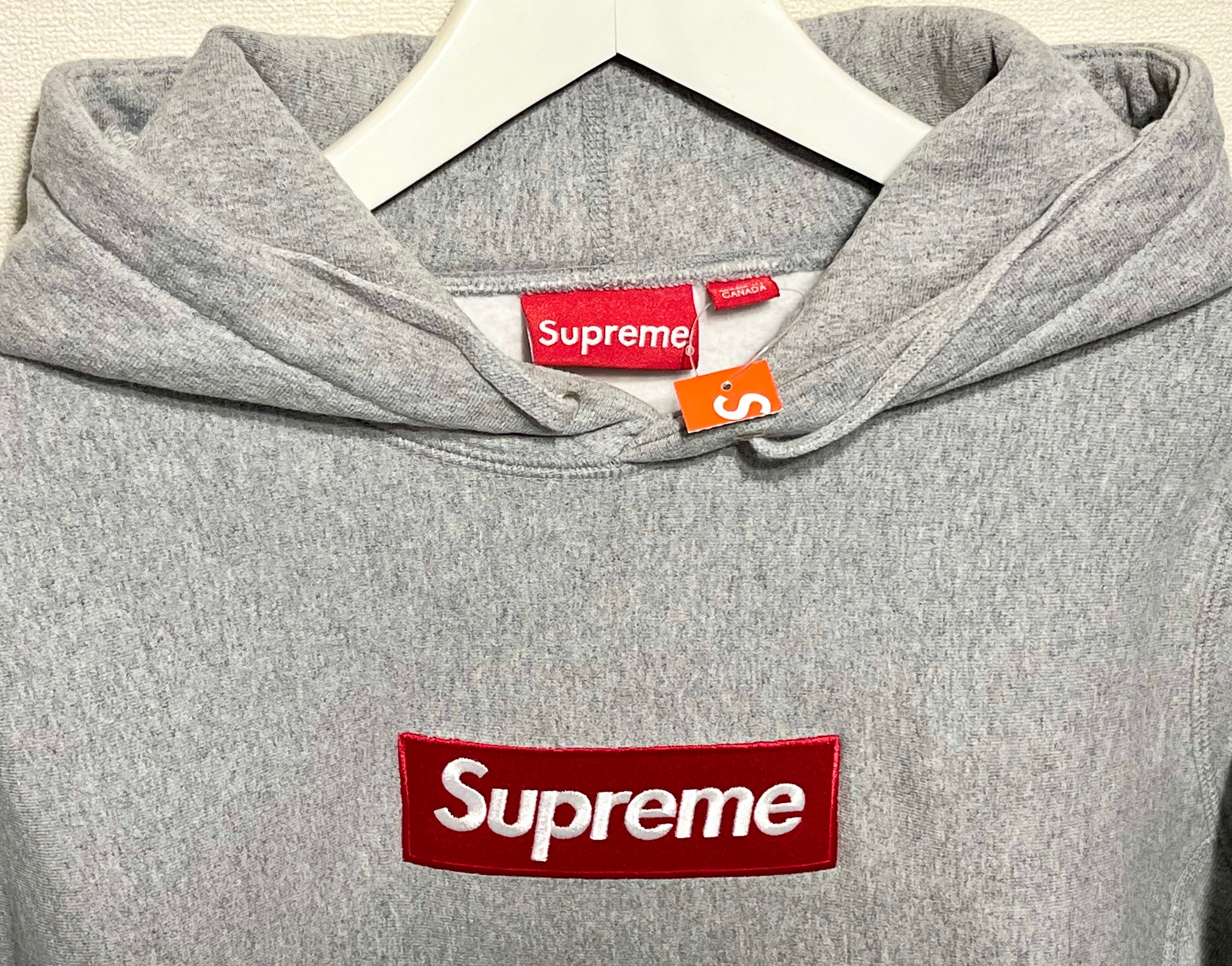 Supreme Box Logo Hooded Sweatshirt "Charcoal" (21FW)