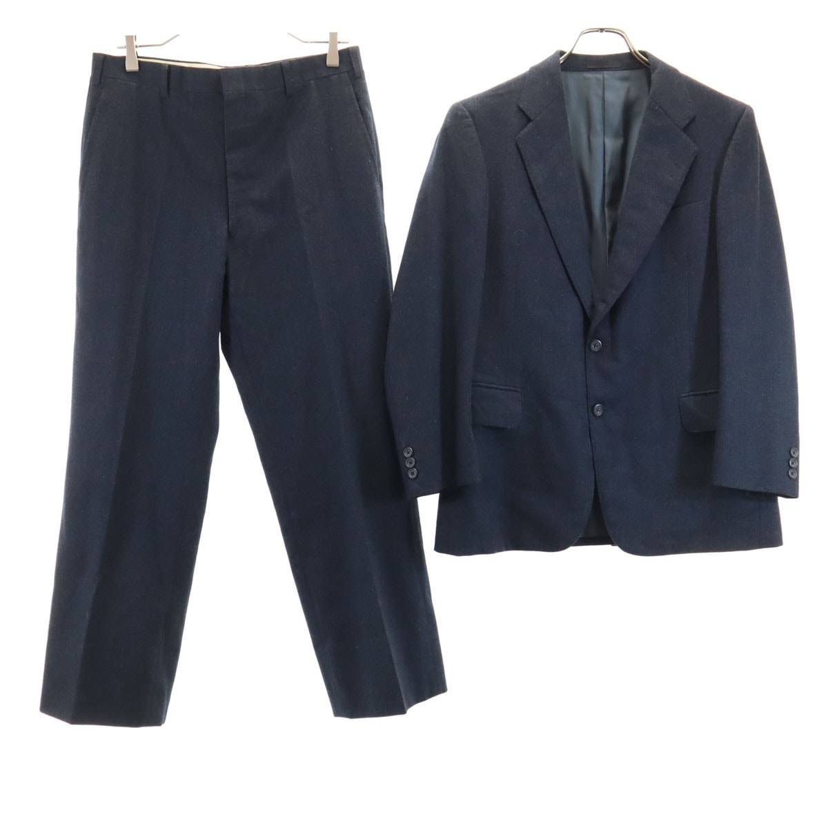 Burberrys バーバリーズ 90s オールド スーツ 上下セットアップ AB3 ネイビー