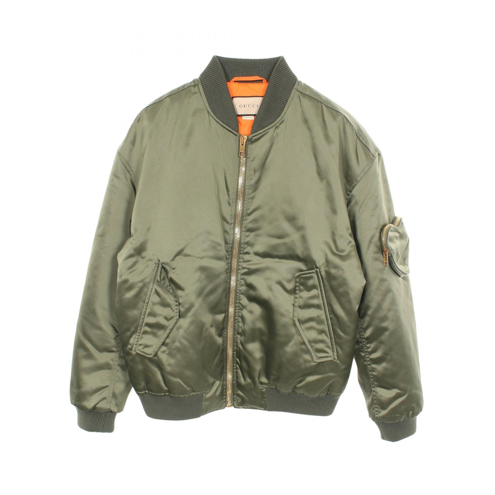 グッチ GUCCI ARCUS CAELESRIS ブルゾン 衣料品 アウター ナイロン メンズ カーキ系 【中古】