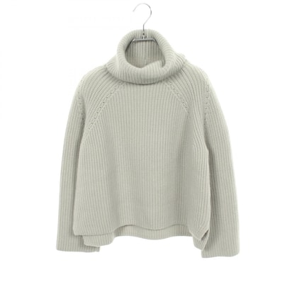 フォクシー FOXEY タートルネック セーター ニット 衣料品 トップス カシミヤ レディース ブルー系 【中古】