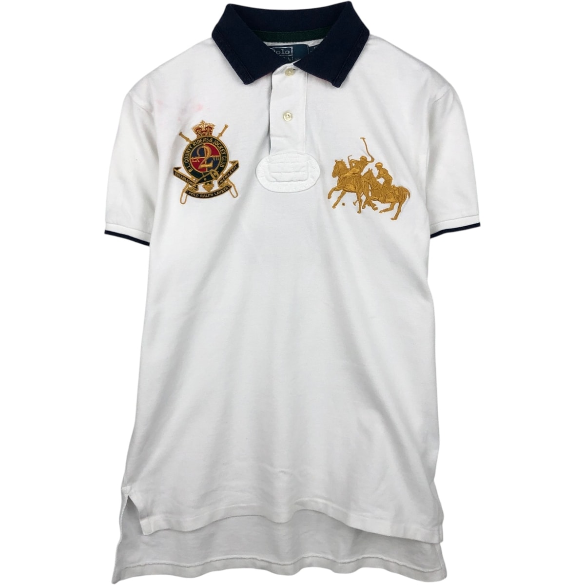 古着 ラルフローレン Ralph Lauren POLO by Ralph Lauren CUSTOM FIT 半袖 ラガーシャツ メンズM相当/eaa635180