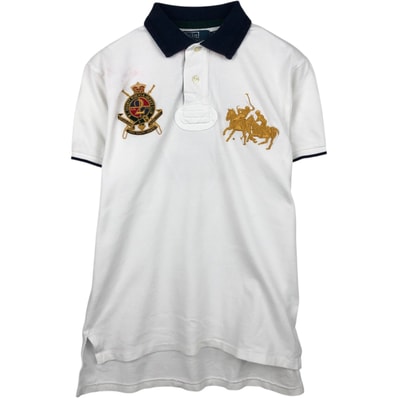 古着 ラルフローレン Ralph Lauren POLO by Ralph Lauren CUSTOM FIT 半袖 ラガーシャツ メンズM相当/eaa635180