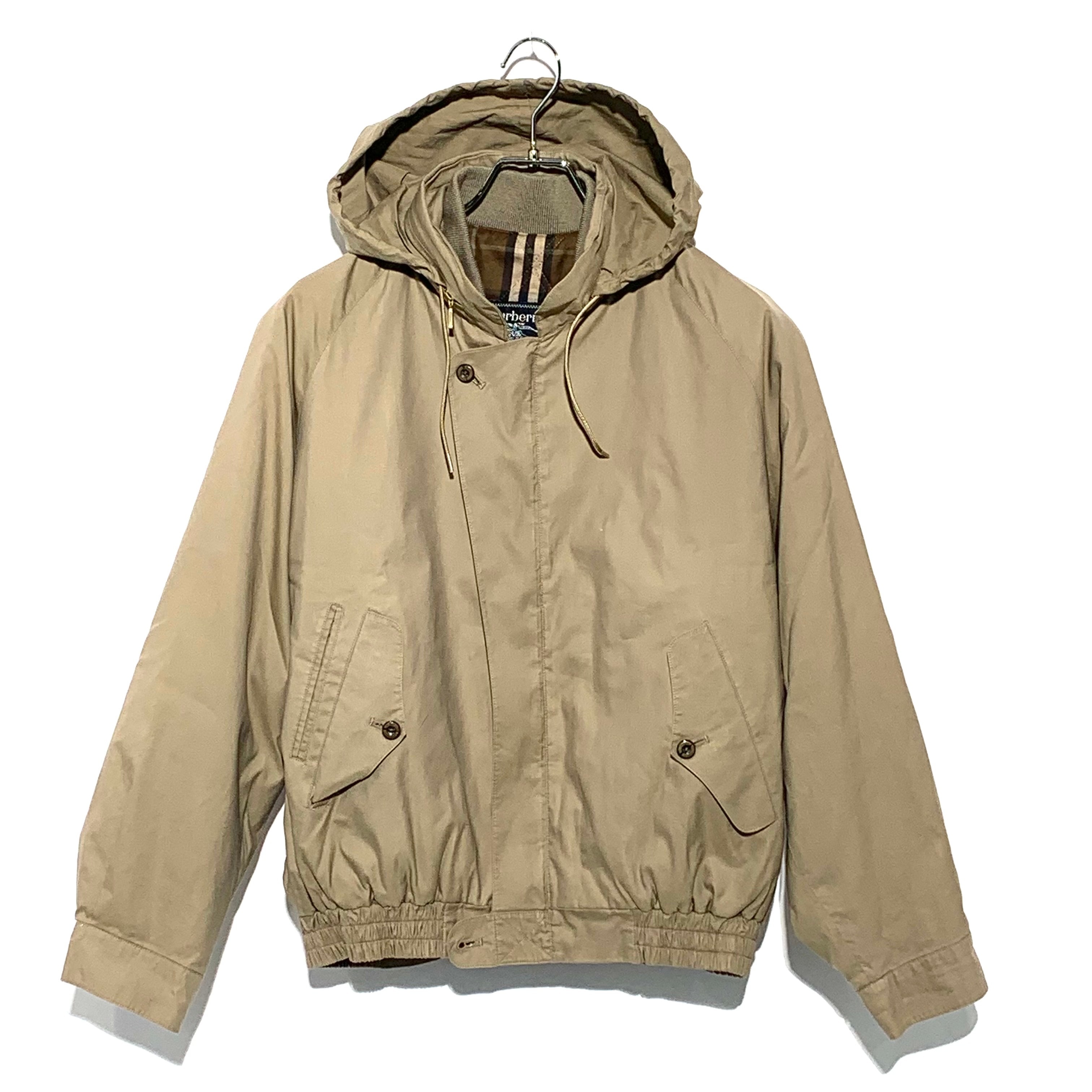Burberrys Cotton Zip-up Jacket Beige