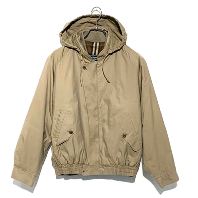 Burberrys Cotton Zip-up Jacket Beige