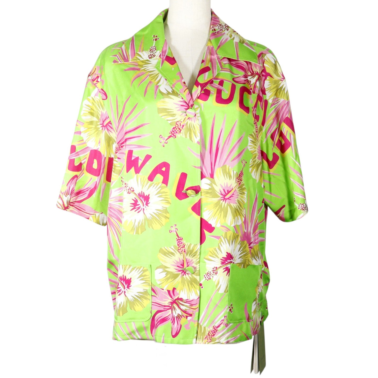 グッチ 花柄 694890 レディース半袖シャツ