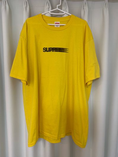 Supreme Motion Logo Tee "Yellow" (20SS)