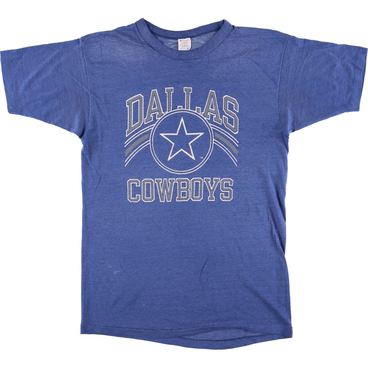 古着 80年代 チャンピオン Champion トリコタグ NFL DALLAS COWBOYS ダラスカウボーイズ ロゴTシャツ USA製 メンズL相当 ヴィンテージ/eaa564277