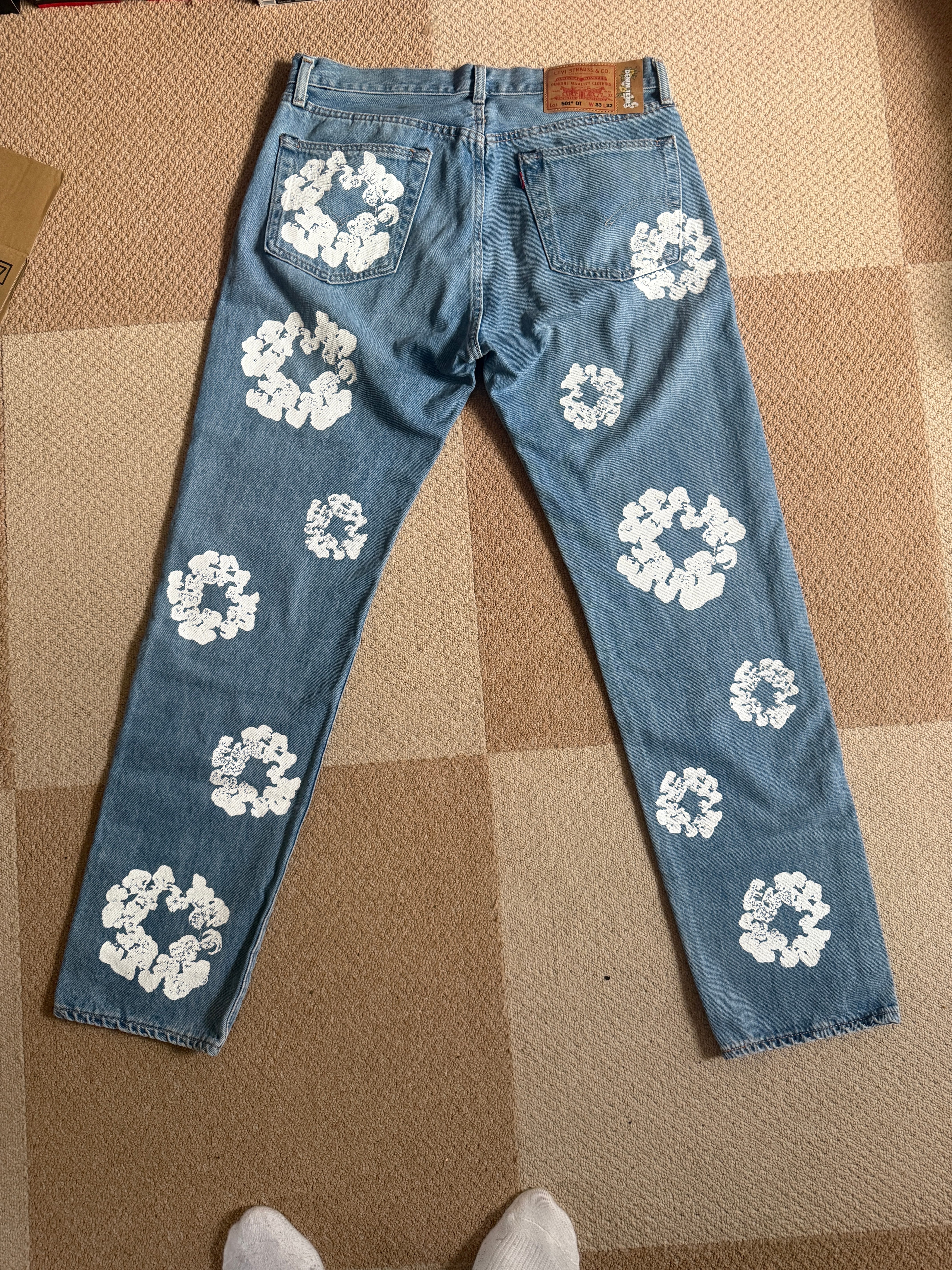 LEVI'S x Denim Tears The Cotton Wreath Jean "Light Wash"