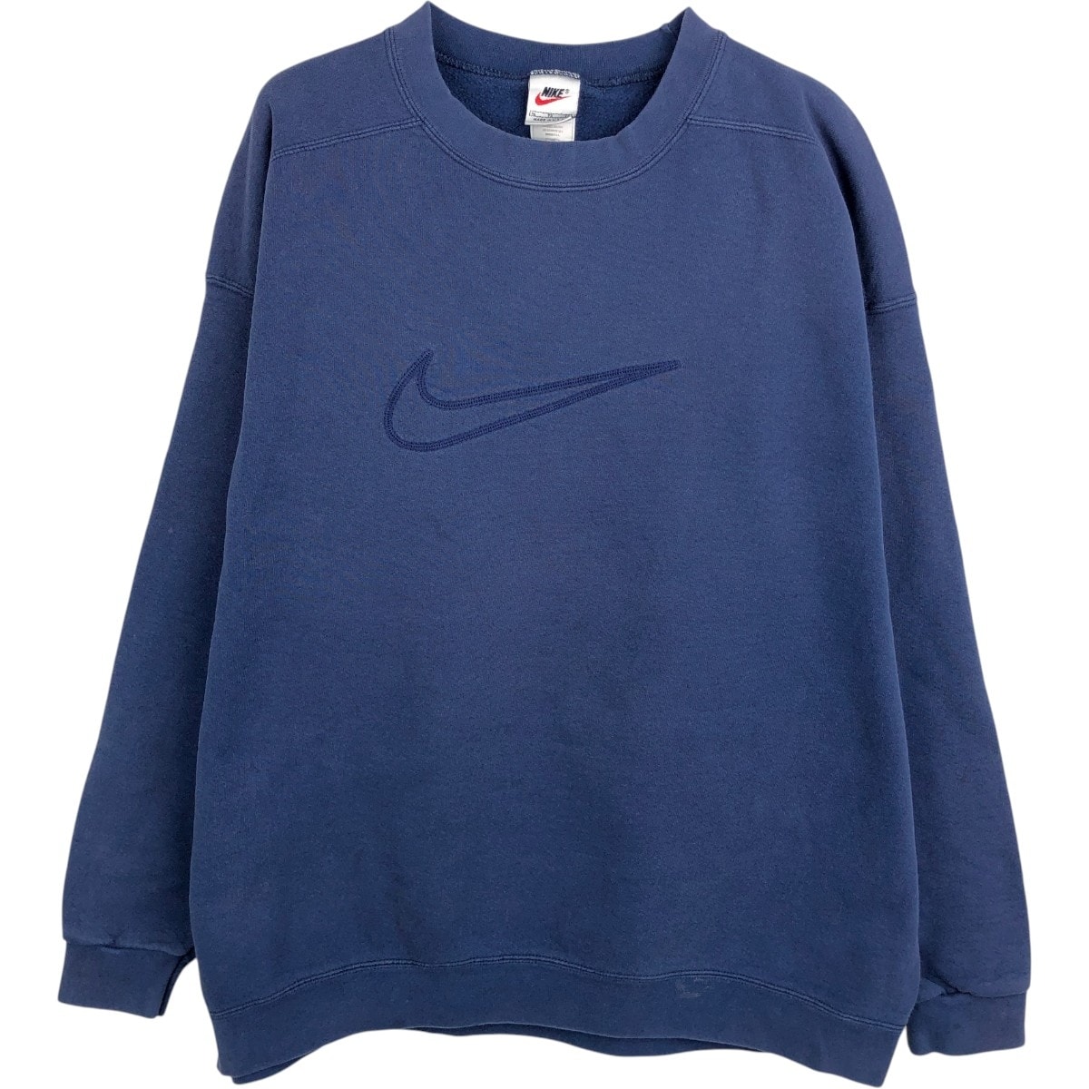 古着 90年代 ナイキ NIKE ロゴスウェットシャツ トレーナー USA製 メンズXL相当 ヴィンテージ/eaa670434