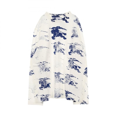 バーバリー BURBERRY GRAPHICS 長袖Tシャツ 衣料品 トップス コットン メンズ ホワイト系 / ブルー系 8081356B7264L 【新品】