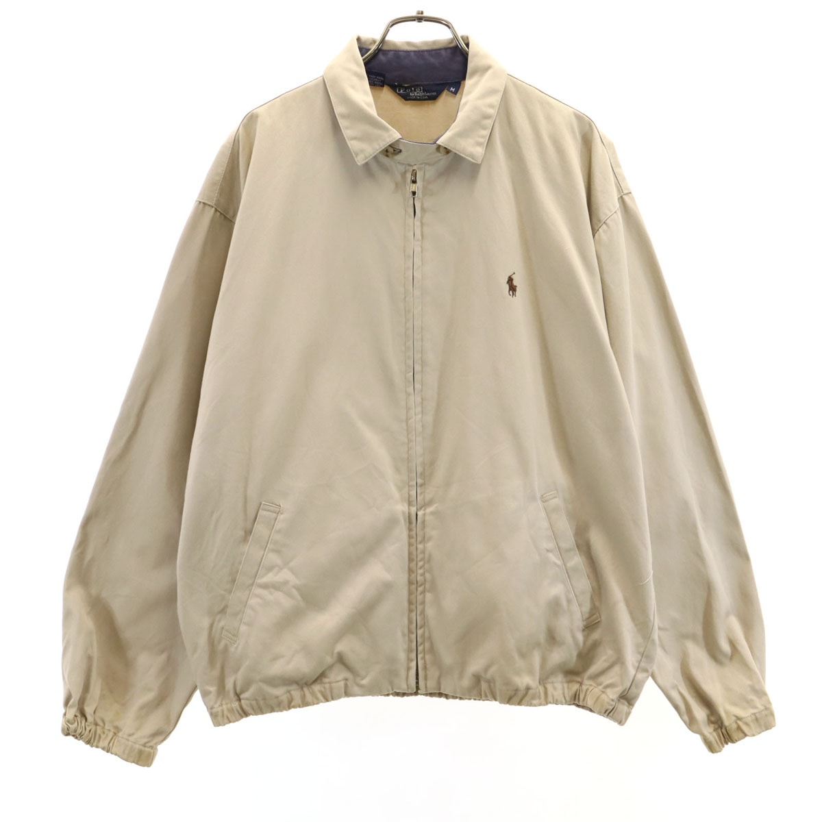 Polo by Ralph Lauren ポロバイラルフローレン 80s ヴィンテージ USA製 三角タグ ブルゾン M ベージュ ジャケット