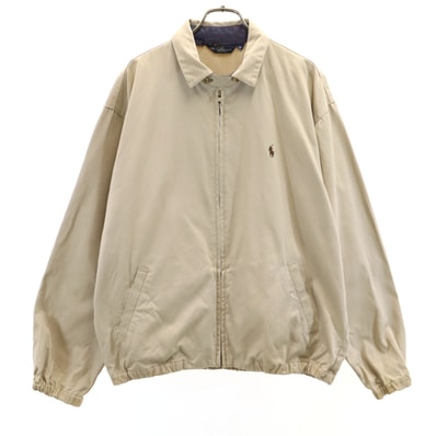 Polo by Ralph Lauren ポロバイラルフローレン 80s ヴィンテージ USA製 三角タグ ブルゾン M ベージュ ジャケット