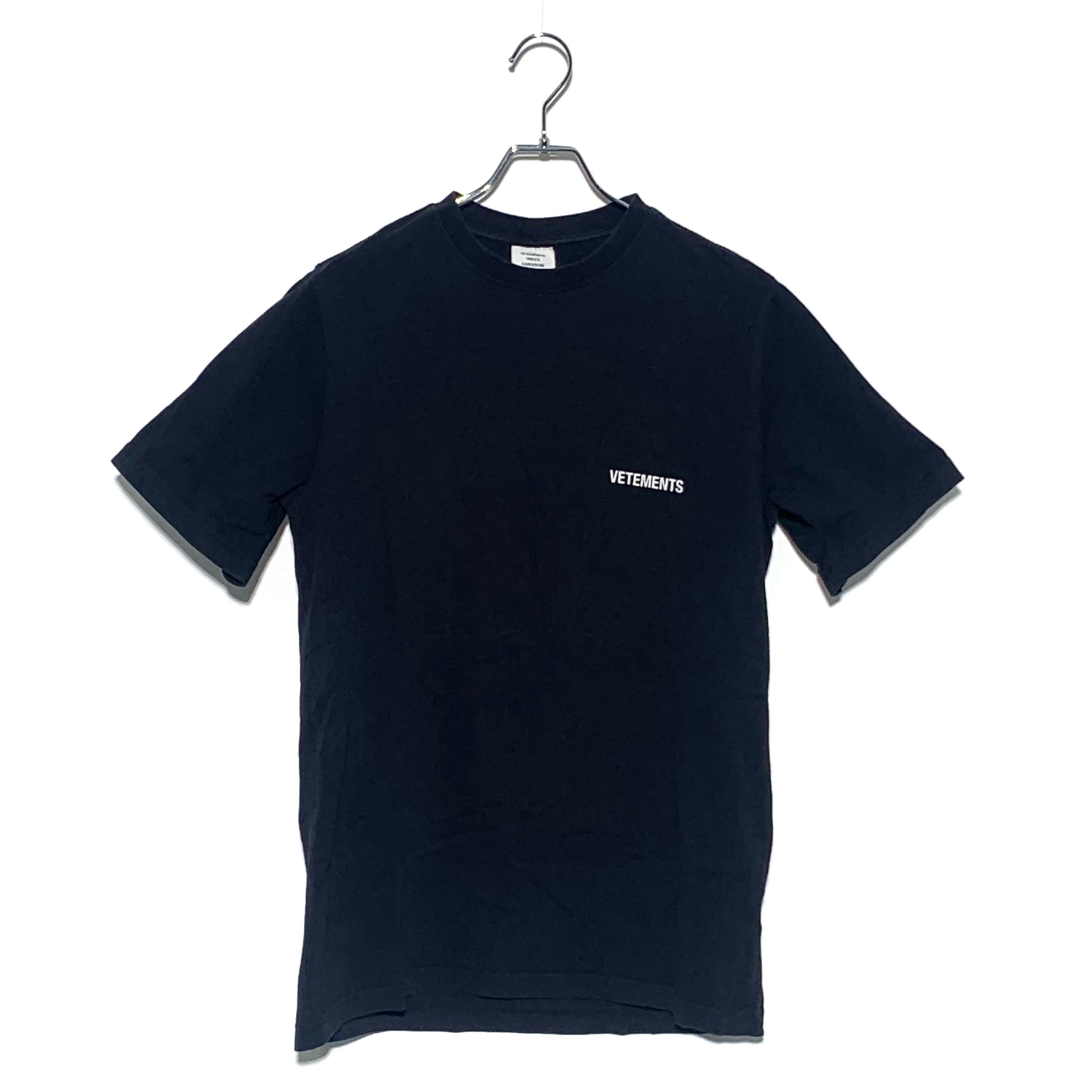 VETEMENTS LOGO PRINT TEE Black