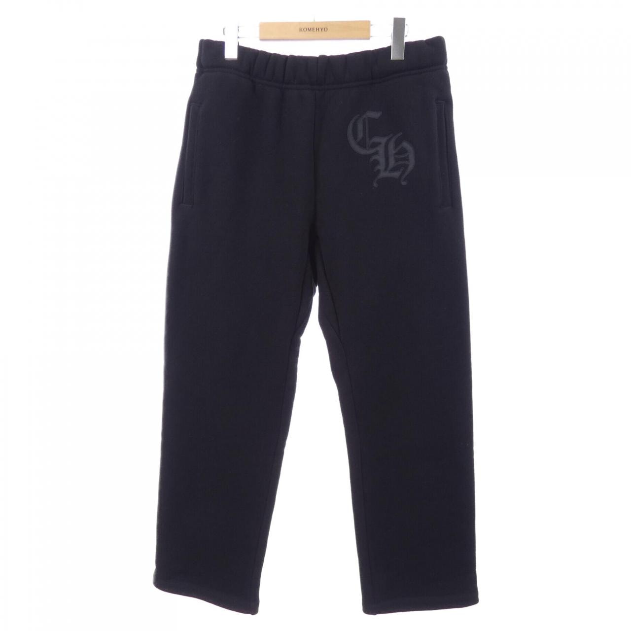 Chrome Hearts Y Not CH Applique Embroidery Sweat Pants "Black"