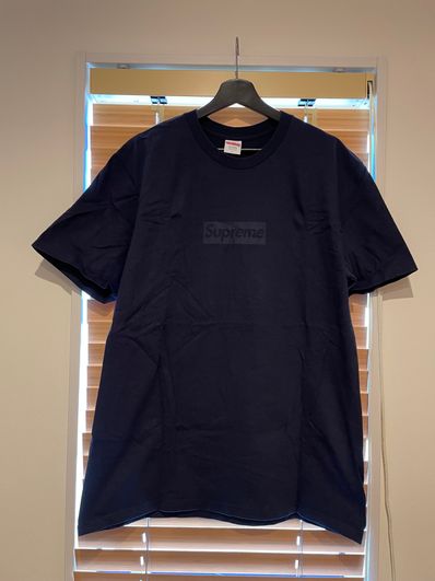 Supreme Tonal Box Logo Tee "Navy"