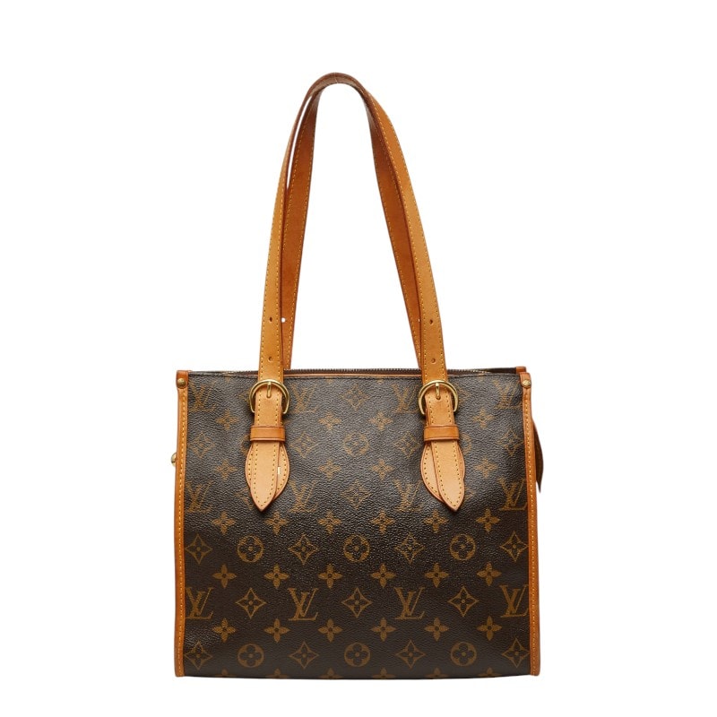 ルイ ヴィトン モノグラム ポパンクール オ トートバッグ ショルダーバッグ M40007 ブラウン PVC レザー レディース LOUIS VUITTON 【中古】