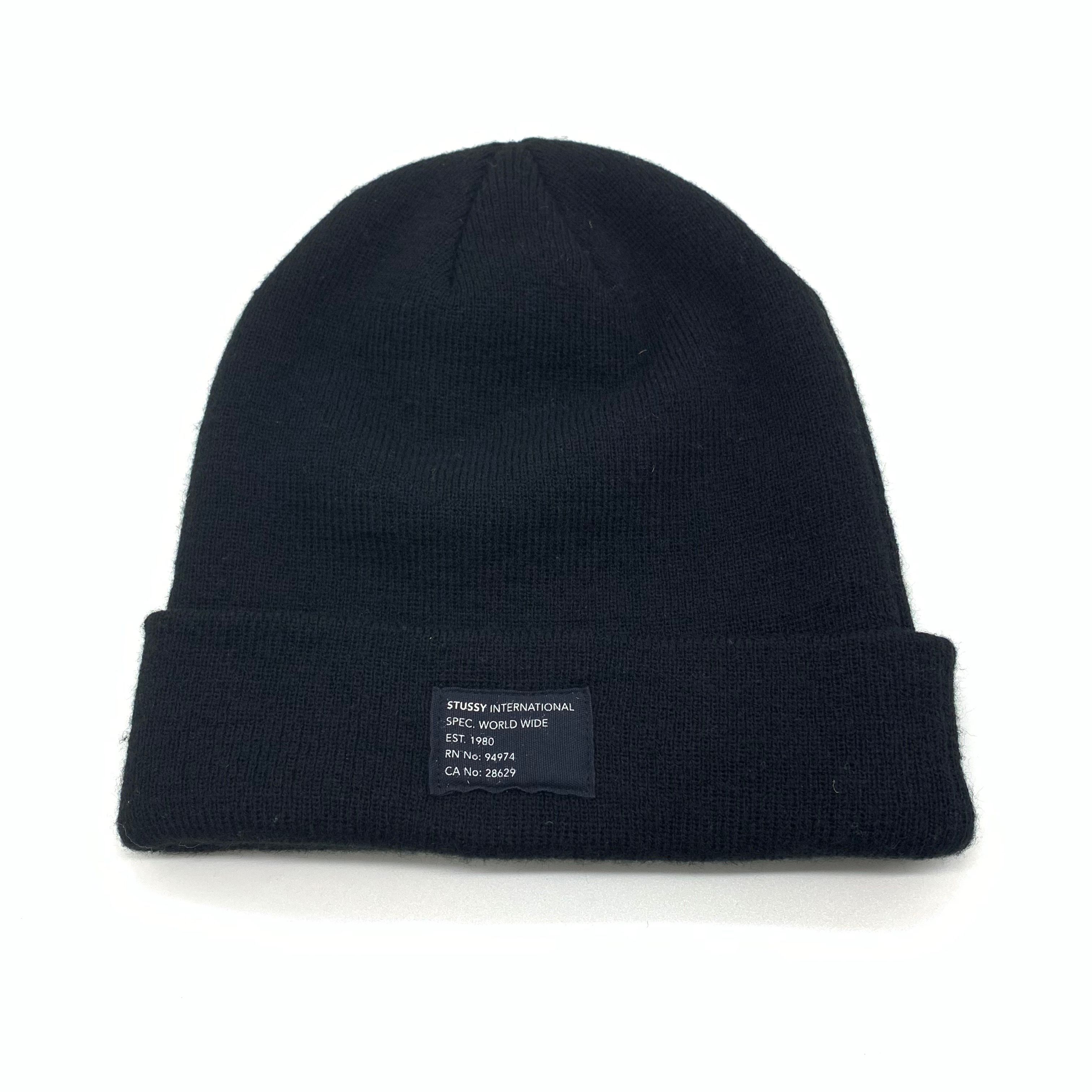 STUSSY Watch Cap Beanie Black