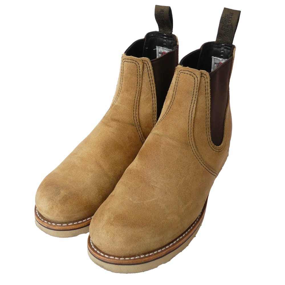 RED WING レッドウィング ブーツ 3192 Classic Chelsea クラシック チェルシー サイドゴア ブーツ ブラウン系 US9D【中古】