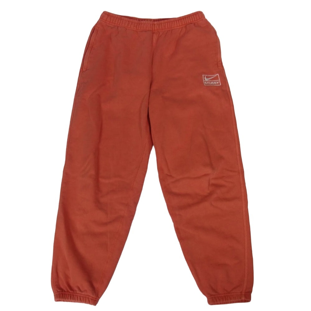 NIKE ナイキ パンツ FJ9157-642 PIGMENT DYE FLEECE PANTS Habanelo Red ピグメント ダイ フリース イージー スウェット パンツ ハバネロ レッド レッド系 M【中古】