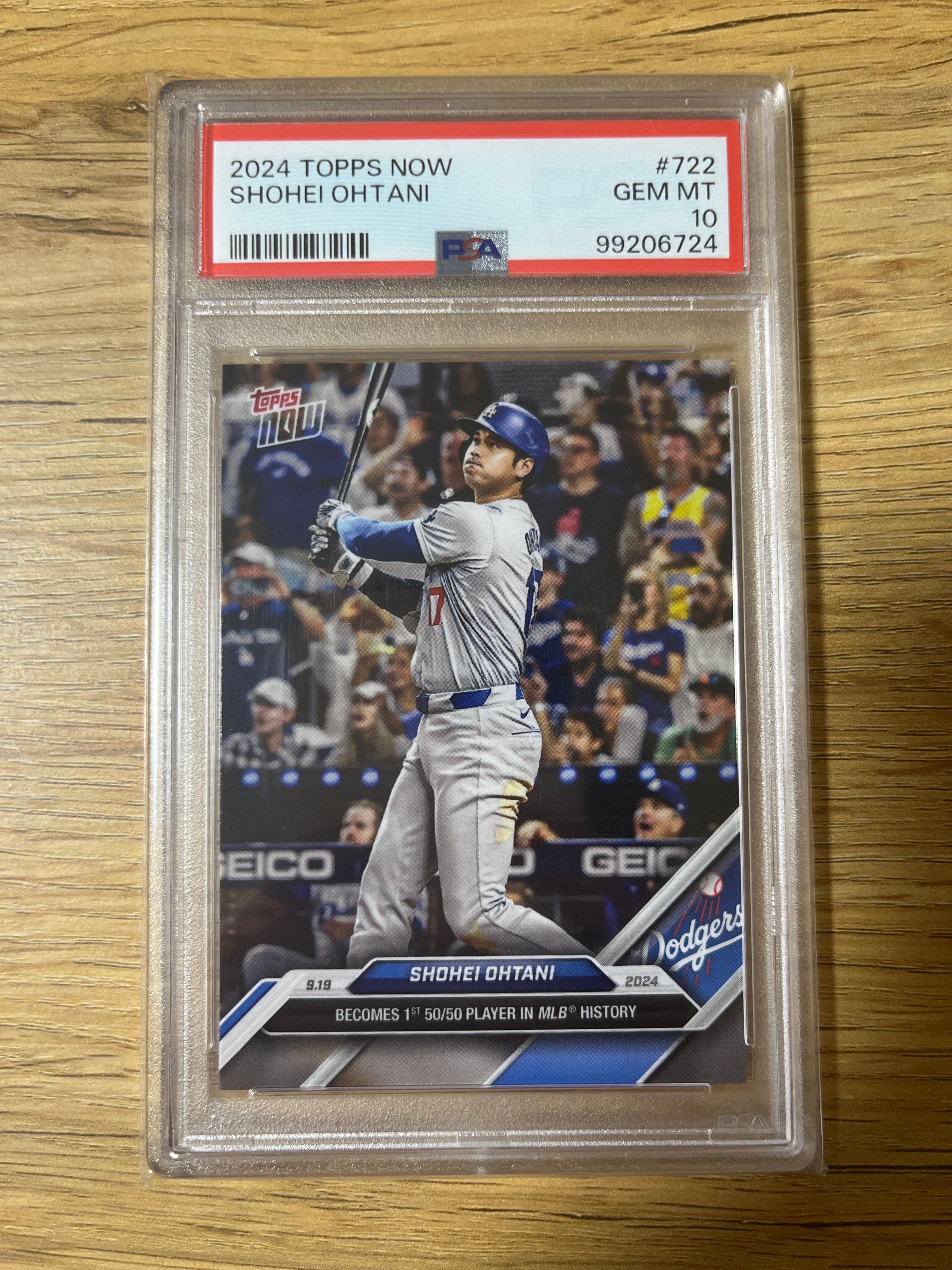 大谷翔平 [722](2024 MLB トップスナウカード「50/50 Club 9/19/24」)