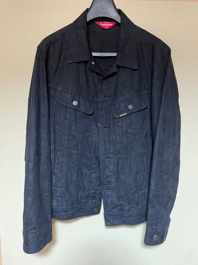 Supreme 100 Dollar Bill Trucker Jacket "Black"