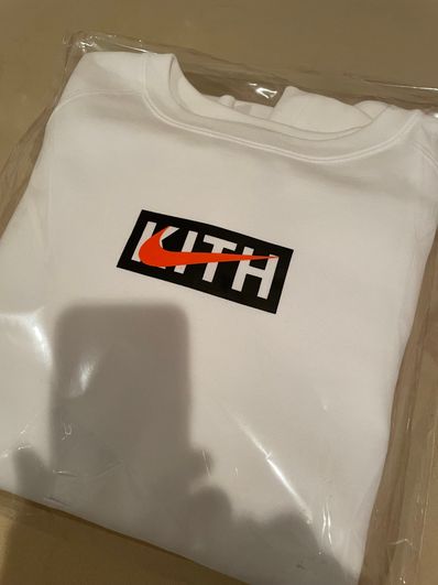 KITH Nike for New York Knicks Fleece Crewneck "White"