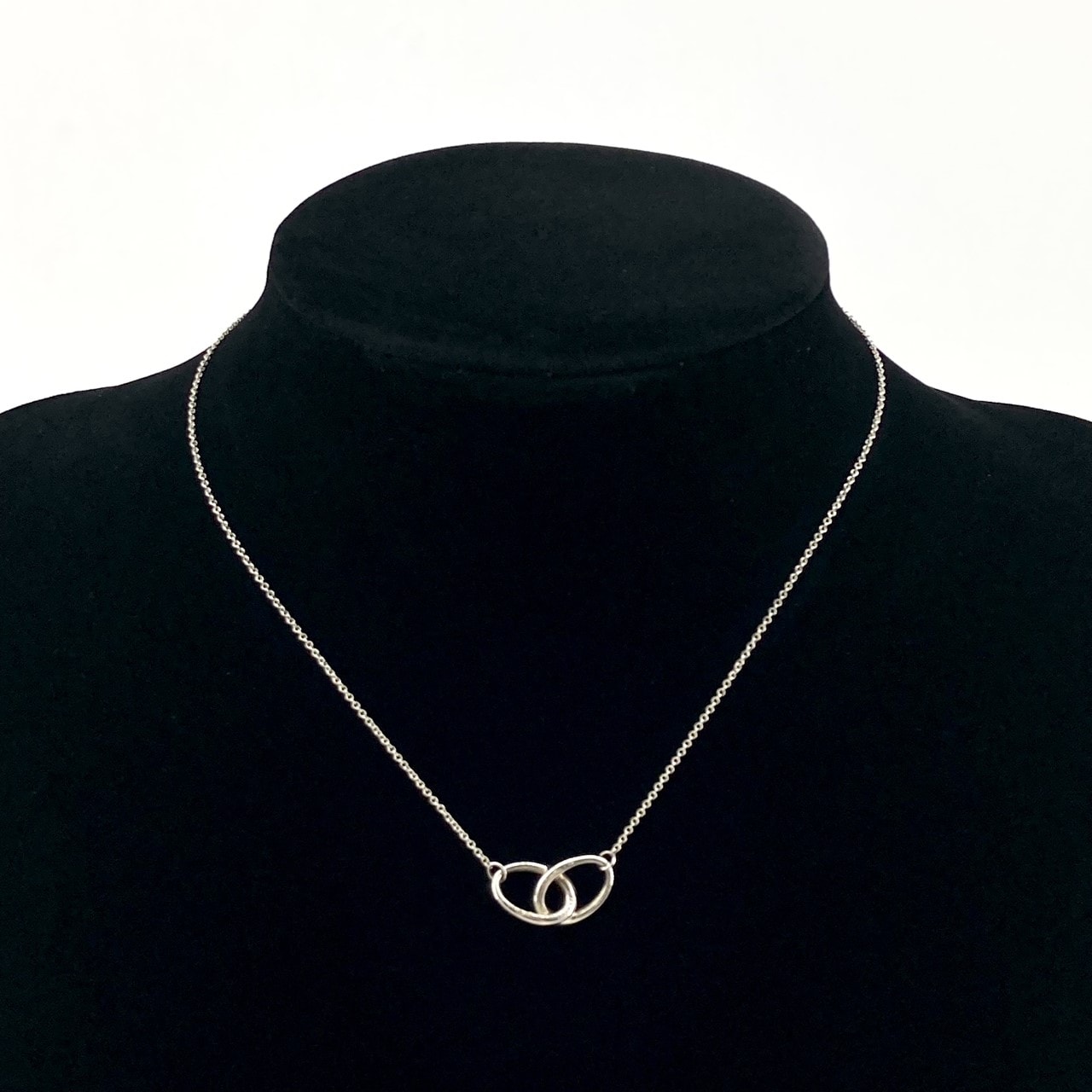 TIFFANY&Co.(ティファニー) ダブルループ Ag925 エルサペレッティ ネックレス 2.82g シルバー