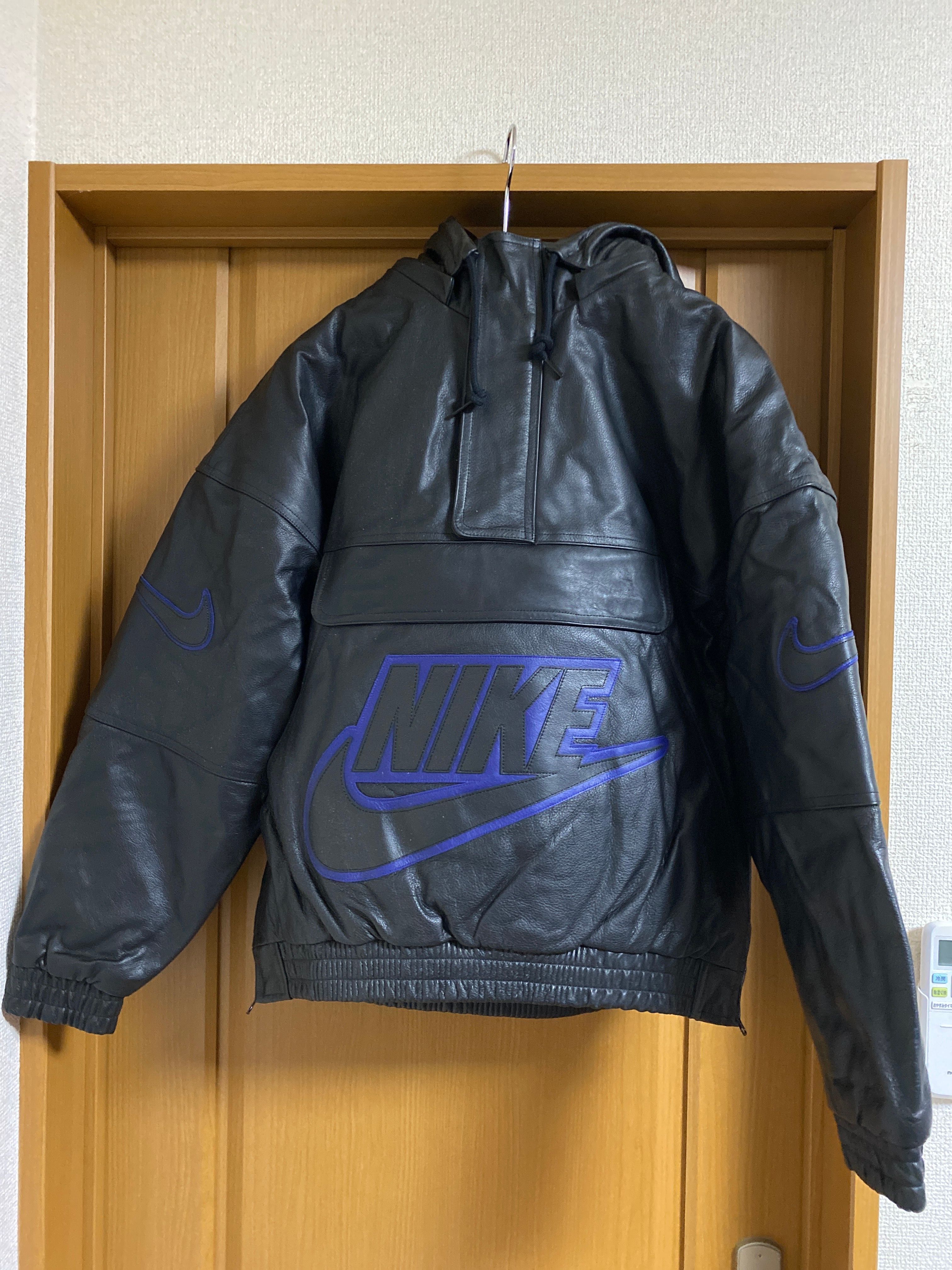 Supreme / Nike® Leather Anorak "Black"