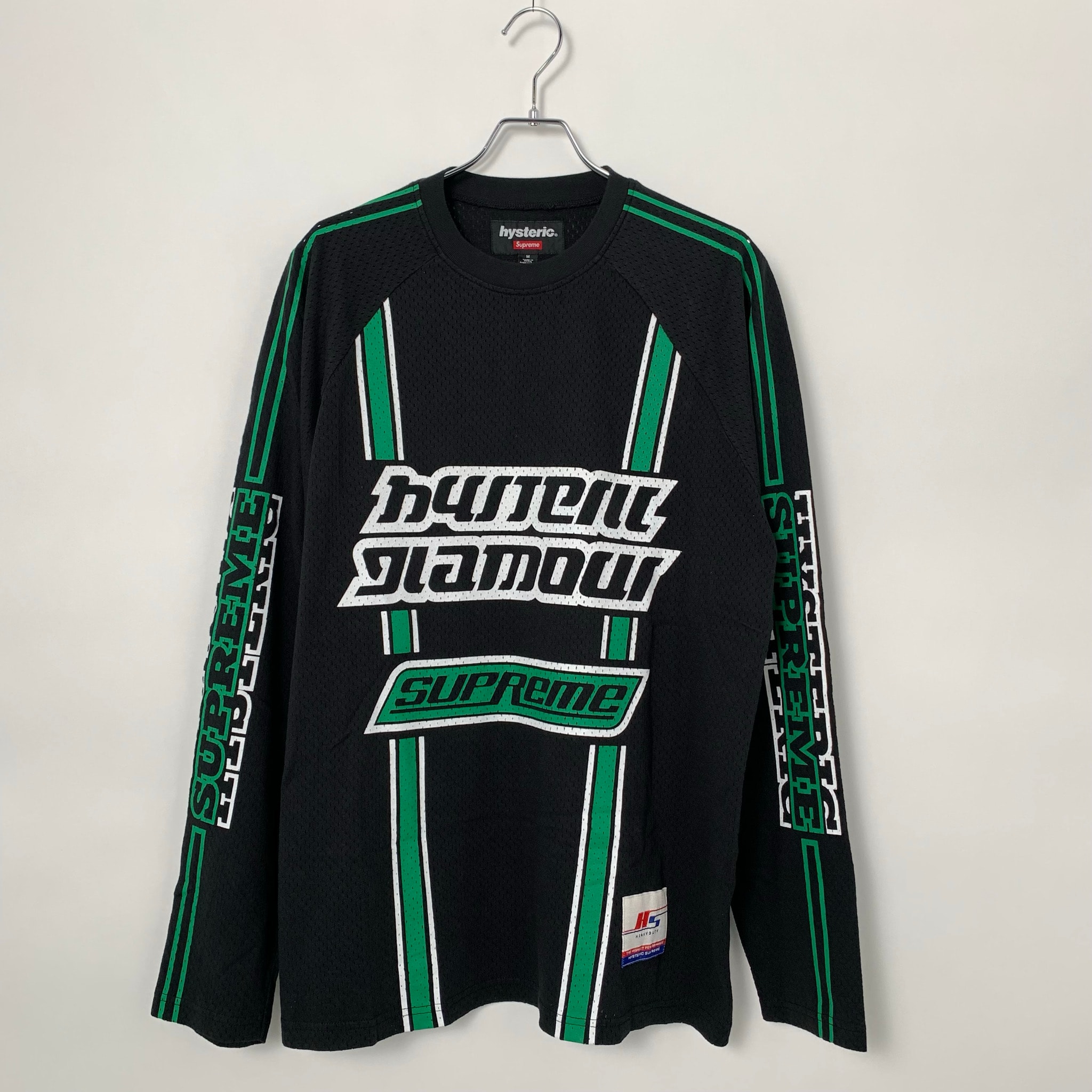 Supreme x HYSTERIC GLAMOUR Mesh L/S Top "Black"