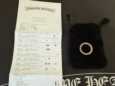 Chrome Hearts Spacer Ring FUCKYOU 3mm "Silver"